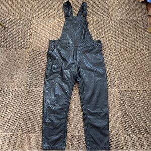 Aakasha Vegan Leather Overalls XL